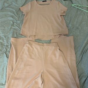 Light Pink Light Weight Elegant Women's Tan Jumpsuit